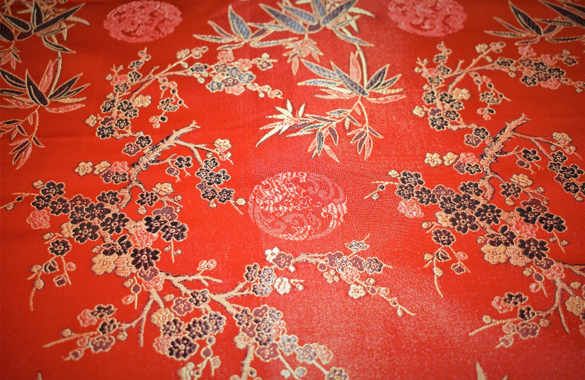 Red Chinese Brocade